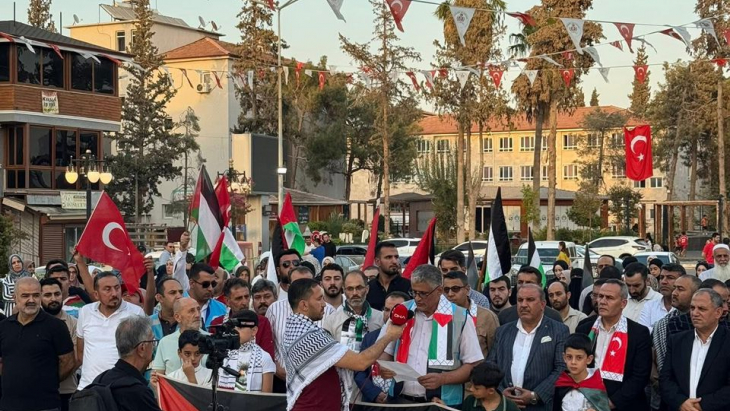 Küresel Sumud Filosuna Destek ve Basın Açıklaması